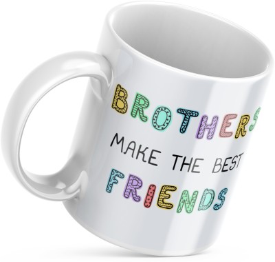 Little Quirk Box Brothers Make the Best Friends Ceramic Coffee Mug(325 ml)