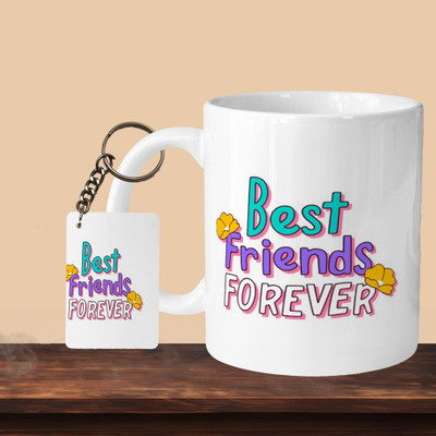Print Ginnie 101_Best Friend Forever L-R Ceramic Coffee Mug(325 ml)