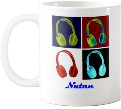 Exocticaa Happy Birthday Gift for Nutan Music 013 Ceramic Coffee Mug(325 ml)