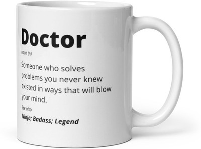 Mr UVD Doctor Solves Problem Nurce Hospital_MUGG Ceramic Coffee Mug(350 ml)