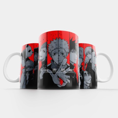 TheGens JJK Printed - Anime Coffee Cup Gift for Anime Fans and Coffee Lovers Ceramic Coffee Mug(350 ml)