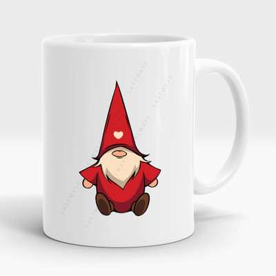 LASTWAVE Santa Gnomes Design 8, 325ml Ceramic | Christmas Gift, christmas decoration Ceramic Coffee Mug(325 ml)
