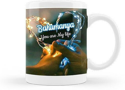 sublix Mug 325 ml pack of 1 MUG082_SHARANYA Ceramic Coffee Mug(325 ml)