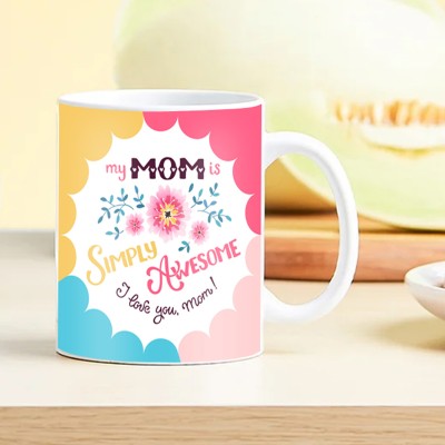 PaMeG Gift for Mom on Mother's Day, Gifts for Mother on Birthday and Anniversary Mom12 Ceramic Coffee Mug(325 ml)