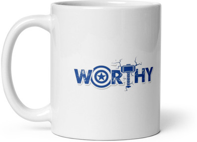 Mr UVD Worthy 3D Print Ceramic Coffee Mug(350 ml)