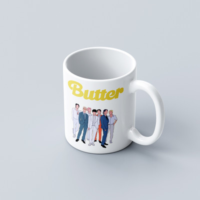 Rang Ghaar BTS Fan - A Must-Have for True ARMY Members Ceramic Coffee Mug(350 ml)