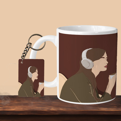 VMSHOPPINGMART 101_To Make Me Happy L-R Ceramic Coffee Mug(330 ml)
