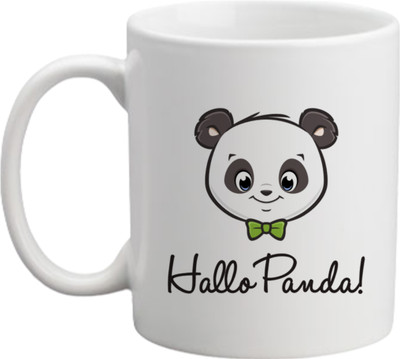 JoaToyBox Hello Love Panda Pnrinted Coffee Colorful Awesome Design|Gifitng Ceramic Coffee Mug(330 ml)