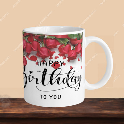 VMSHOPPINGMART 101_Happy Birthday 03 L-R Ceramic Coffee Mug(330 ml)