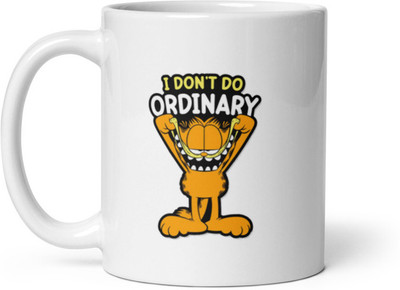 Cheeksy I Don't Do Ordinary Ceramic Coffee Mug(350 ml)