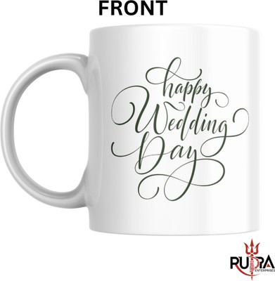 Rudra Enterprise Her & Him Ceramic Coffee Mug(350 ml)