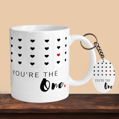 Print Ginnie 101_Youre The One R-O Ceramic Coffee Mug(325 ml)