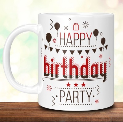 DojaBeauty Happy Birthday Printeds For Girls Boys Friends & Loved Ones-DBWMHBD-06 Ceramic Coffee Mug(350 ml)