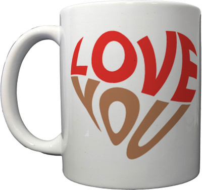 VM MALL 101_Flower full black Ceremic Coffee mug 300 ml Ceramic Coffee Mug(300 ml)