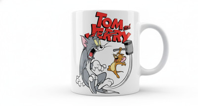aravgraphics Tom & Jerry 'Classic Chaos' - HILARIOUS Bhai Dooj Gift! Ceramic Coffee Mug(325 ml)