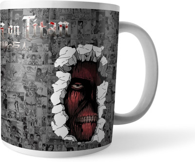 Morons Attack On Titan - Anime Merchandise - d1 Ceramic Coffee Mug(350 ml)