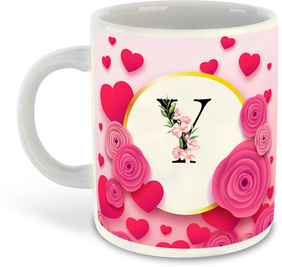 whats your kick Y Name Alphabet Inspiration Printed White Coffee Cup & - D25 Ceramic Coffee Mug(325 ml)