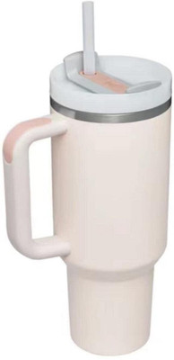 Nappwe Travel with Handle & Straw Stainless Steel Vacuum Insulated Stainless Steel Tumbler(1200 ml)