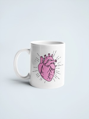Epic Merch Heart Ceramic Coffee Mug(350 ml)