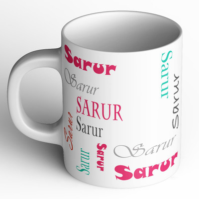 Abaronee 1010_Sarur b004 in name 001 Ceramic Coffee Mug(350 ml)