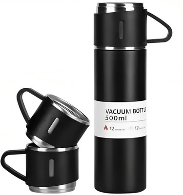 DUANT 500 ml Steel Flask(Pack of 1, Multicolor)