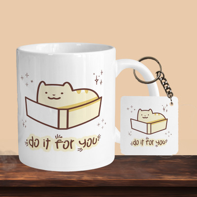 VM MALL 101_Do It For You R-S Ceramic Coffee Mug(330 ml)