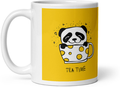 Mr UVD Panda in a Cup_MUGG Ceramic Coffee Mug(350 ml)