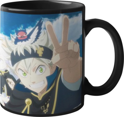 Manga Shop Asta & His Team Black Clover Anime Premium Hard Quality Printed Ceramic Coffee Mug(325 ml)