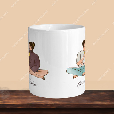 Print Ginnie 101_Quality Time R-R Ceramic Coffee Mug(325 ml)