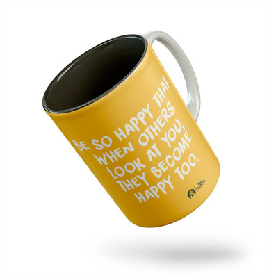 Tee Mafia 415_Be so Happy Ceramic Coffee Mug(330 ml)