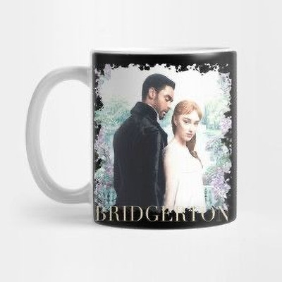 craft maniacs BRIDGERTON SIMON & DAPHNE BEST 330 ML WHITE TEA/ COFFEE MUG Ceramic Coffee Mug(330 ml)