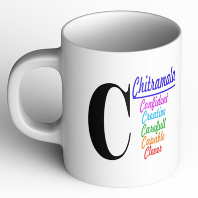 Abaronee 1010_Chitramala c001 in name Ceramic Coffee Mug(350 ml)