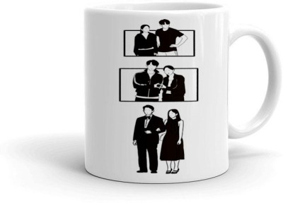 DFLEXPRINTS When the phone rings kdrama coffee mug Ceramic Coffee Mug(350 ml)