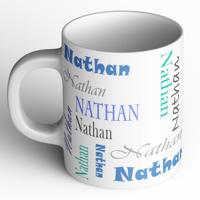 Abaronee 1010_Nathan b005 in name Ceramic Coffee Mug(350 ml)