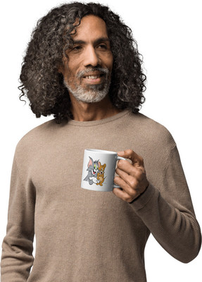 Mr UVD Tom and Jerry Coffees_MUGG Ceramic Coffee Mug(350 ml)