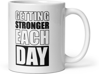 Mr UVD Getting Stronger Each Day_MUGG Ceramic Coffee Mug(350 ml)