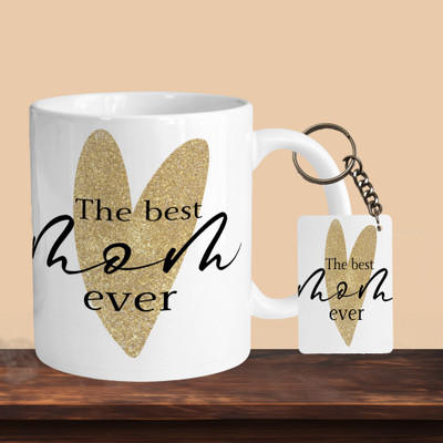 Printhorizon 101_The Best Mom Ever R-R Ceramic Coffee Mug(330 ml)