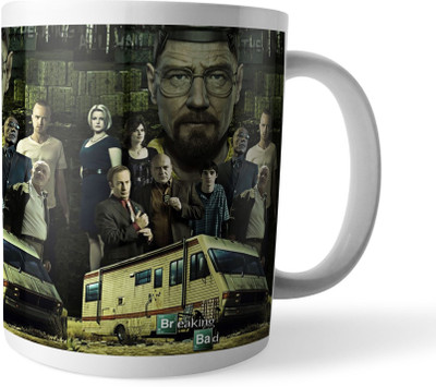 Morons Breaking Bad - Netflix Series Merchandise D3 Ceramic Coffee Mug(350 ml)