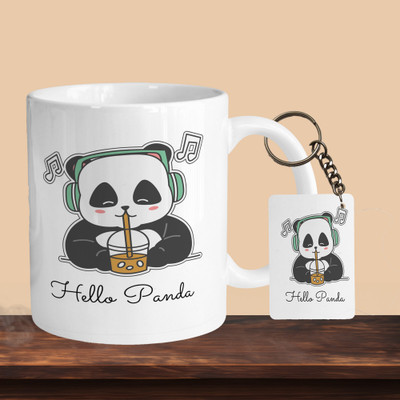 sublix NEW_Hello Panda R-R Ceramic Coffee Mug(330 ml)