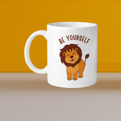 VM SHOPPING MALL VM Trust The Process L-R Ceramic Coffee Mug(330 ml)