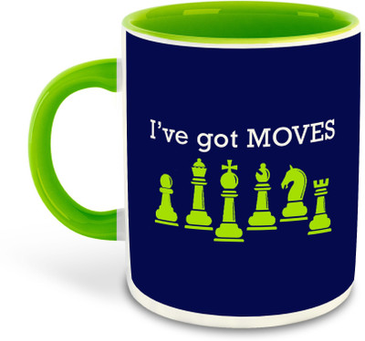 FLEXERSTYLE NEW2025-Chess_new mug_325ml pack of 1 Ceramic Coffee Mug(350 ml)