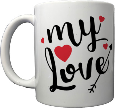 VM SHOPPING MALL Life is better with coffee01 Ceremic Coffee mug 300 ml Ceramic Coffee Mug(300 ml)