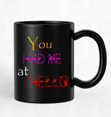 BLISSart NEW_BLS-PM-KP359-B Ceramic Coffee Mug(350 ml)