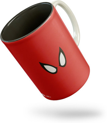 Tee Mafia SPIDER-MAN-EYE Ceramic Coffee Mug(330 ml)