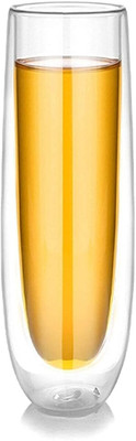 Baskety Double Wall Cappuccino Latte Macchiato Borosilicate Glasses Cups, 150ml Pack of 1 i08 Glass Coffee Mug(150 ml)
