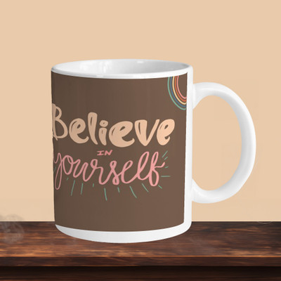 sublix NEW_Believe Yourself R Ceramic Coffee Mug(330 ml)