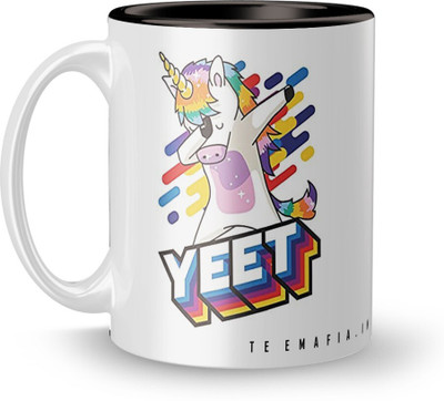 Tee Mafia NM-4-YEET-UNICORN-1 Ceramic Coffee Mug(330 ml)