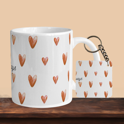 VM MALL 101_Full Heart R-S Ceramic Coffee Mug(330 ml)