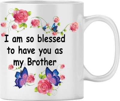 Bhawani Gift Creations Pyara Bhaiya Ji, Ceramic Coffee Mug(300 ml)