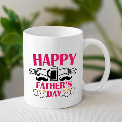 THEELEVEN Ceramic White mug pack of 1 _NEW2550 Ceramic Coffee Mug(350 ml)